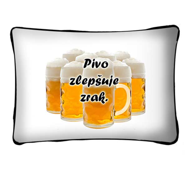Polštář - Pivo zlepšuje zrak P034cz
