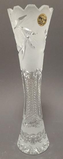 Váza sklo brus 28cm